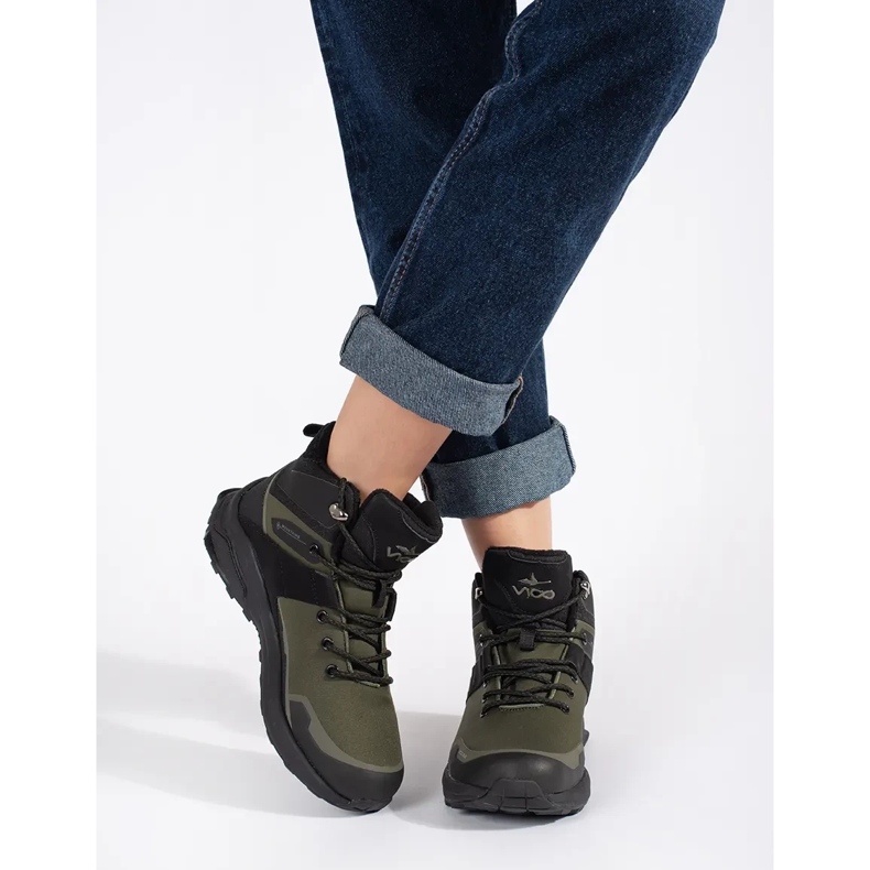 Vico Bottes de trekking isolées vert foncé 1