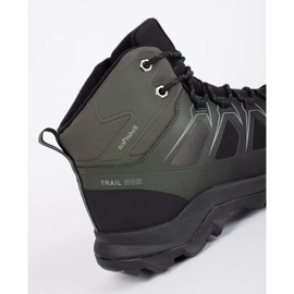 Vico Chaussures de trekking montantes noires et vertes pour hommes le noir 1