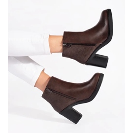 Seastar Bottines marron avec fermeture éclair brun 1