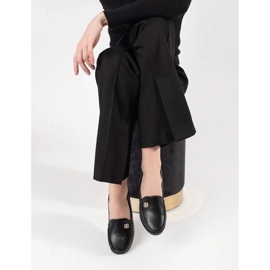 Goodin Chaussures de femmes noires avec un coin caché le noir 3