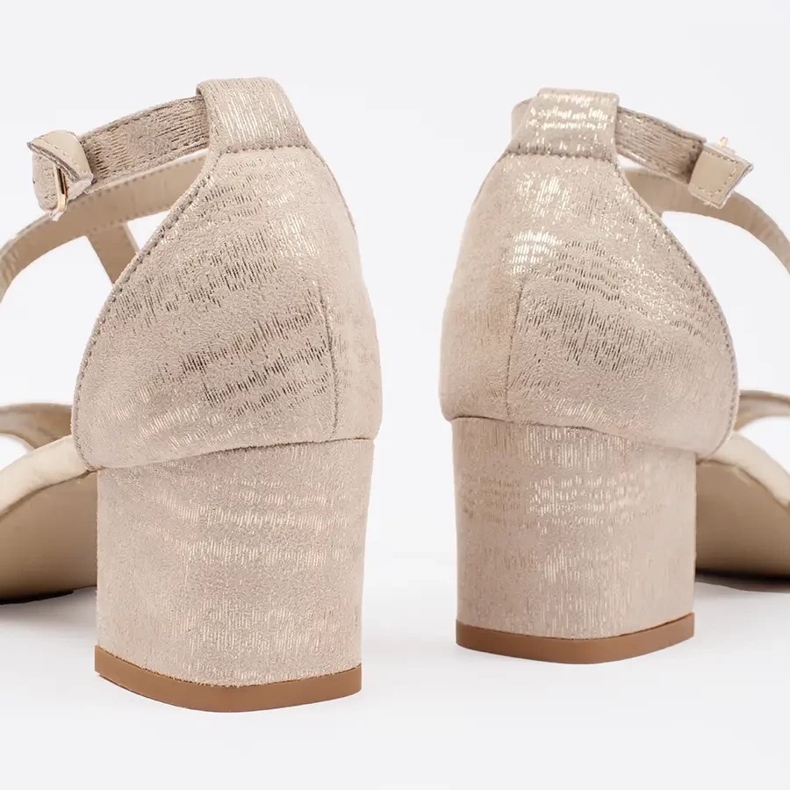 Goodin Talons des femmes beige 1