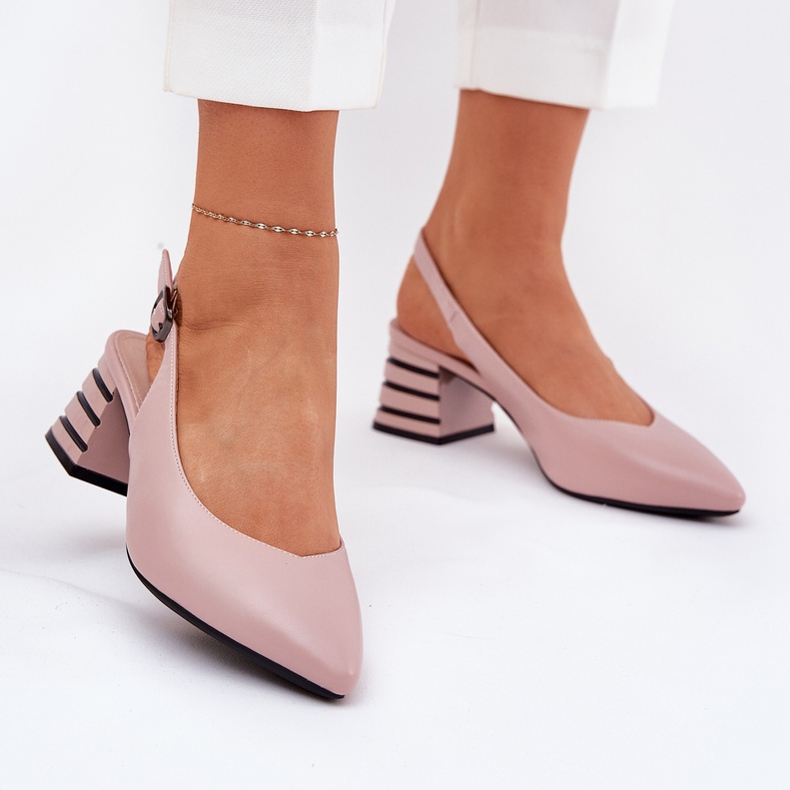 Talons hauts pour femmes avec nez pointu Vinceza 62217 Pink sale rose 2