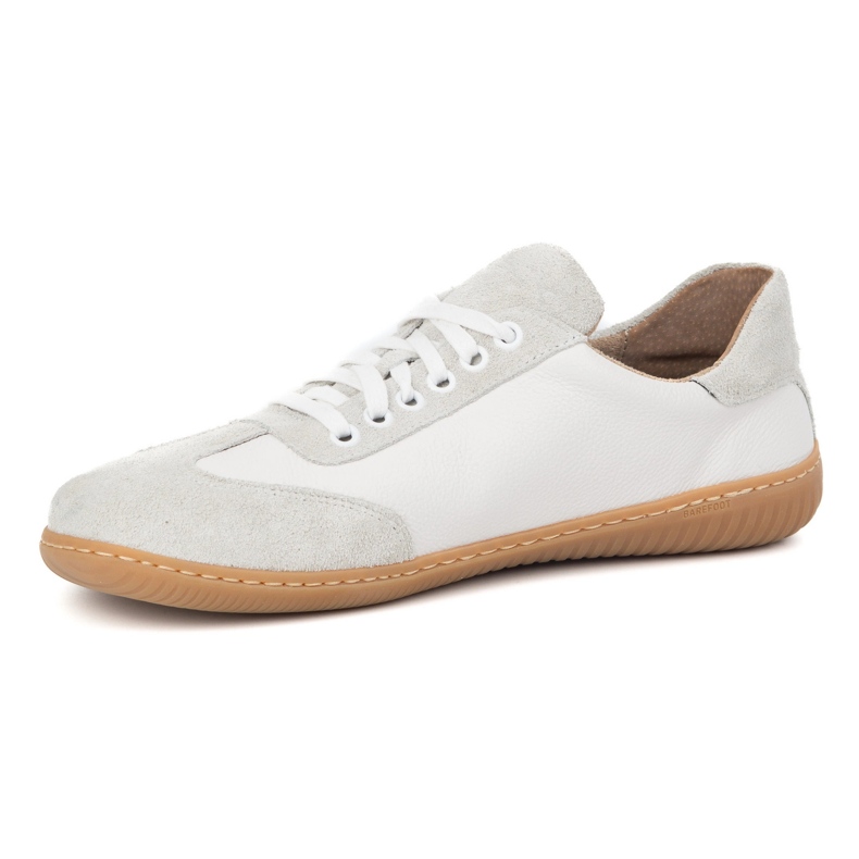WASAK Chaussures en cuir minimaliste pour hommes aux pieds nus 0742W PEA BLANCS 1