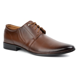 Olivier Chaussures pour hommes Cuir formel 301l marron brun 1