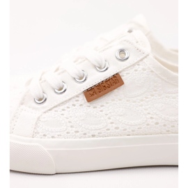 Big Star Baskets féminines de grande étoile avec motif w274925 blanc blanche 1