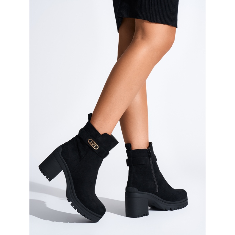 Bottines femme noires le noir 1
