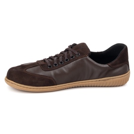 WASAK Chaussures en cuir minimaliste pour hommes aux pieds nus 0742W marron brun 1 WASAK Chaussures en cuir minimaliste pour hommes aux pieds nus 0742W marron brun 1
