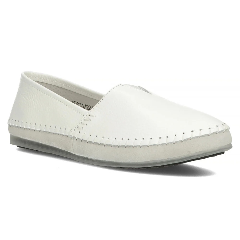 Filippo DP031 / 25 mocassins en cuir blanc 2