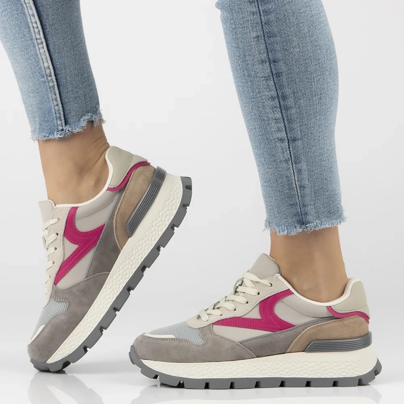 Filippo DP7070 / 25 baskets en cuir beige 1