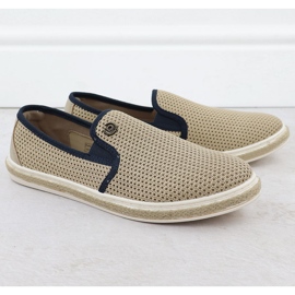 Les chaussures pour hommes ont glissé dans Bugatti 321-ASP61-6900 Espadrilles beige 1
