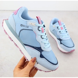 Chaussures de sport pour femmes bleues Big Star RR274236 1