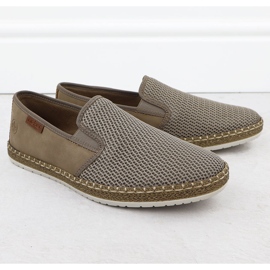 Chaussures pour hommes insérés beige Rieker B5265-65 1