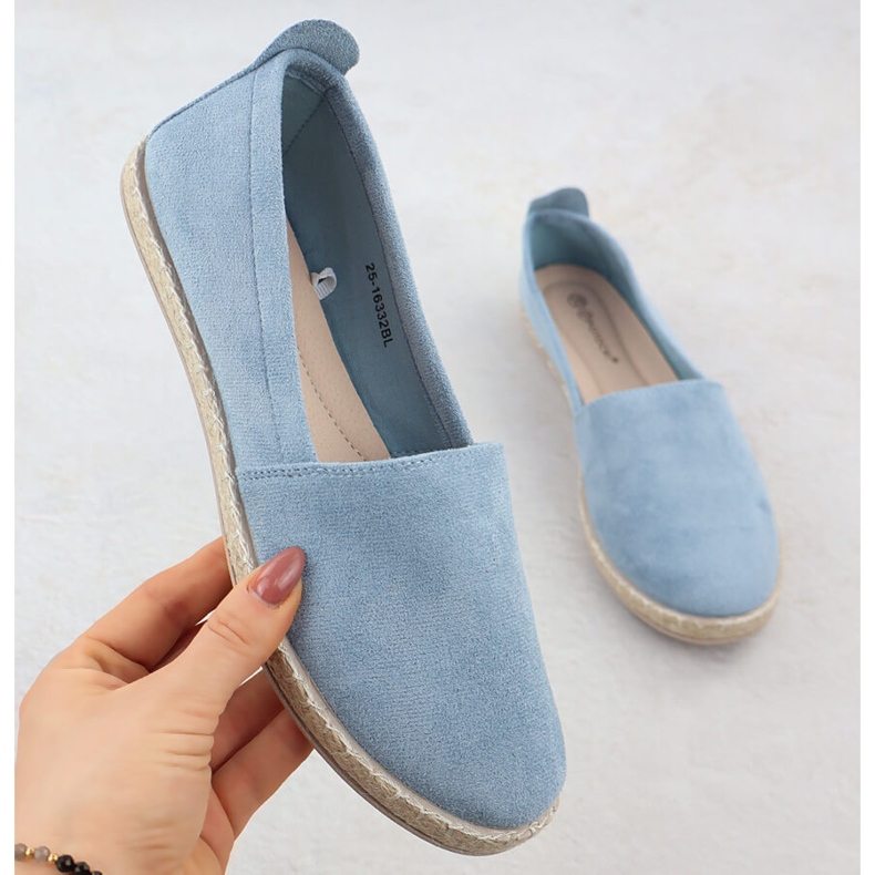 Espadrilles Sleed Suede's Suede Potocki Py16332 bleu 1