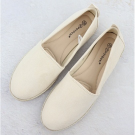 Espadrilles Femme insérée en daim beige Potocki py16332 2