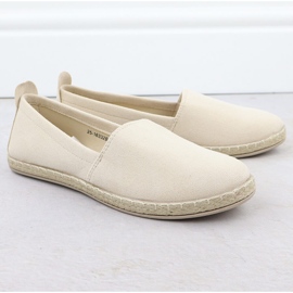 Espadrilles Femme insérée en daim beige Potocki py16332 3