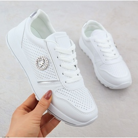 Chaussures de sport pour femmes Blanc Potocki PY16342 blanche 1