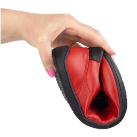 Kampol Chaussures en cuir minimaliste aux pieds nus 500/39 rouge 2 Kampol Chaussures en cuir minimaliste aux pieds nus 500/39 rouge 2