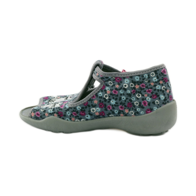 Chaussons deux chats Befado 213p099 gris rose 3 Chaussons deux chats Befado 213p099 gris rose 3