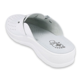 Dr.Torto Befado Men's White Slippers 157M102 blanche 2