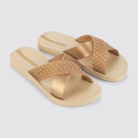 Ipanema Sleems Slide FEM 27214 BC274 Flops d'or doré 2
