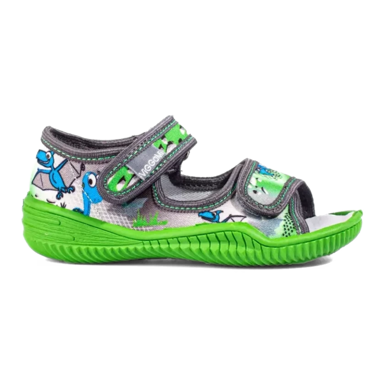 Chaussons Viggami pour garçon vert 2 Chaussons Viggami pour garçon vert 2