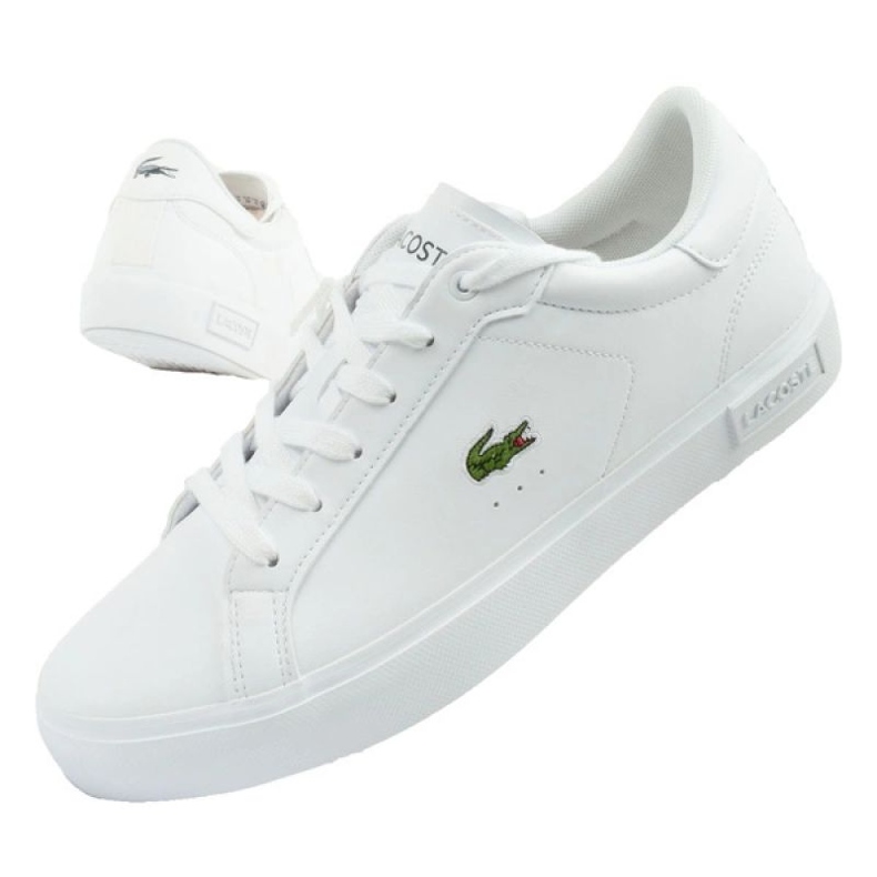 Chaussures Lacoste PowerCourt 0721 741SUJ001421G BLANC 1
