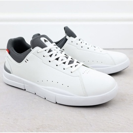 Chaussures de sport en cuir masculin blanc McArthur MC19 1
