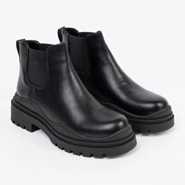 Bottines femme Shelovet sur plateforme beige 2