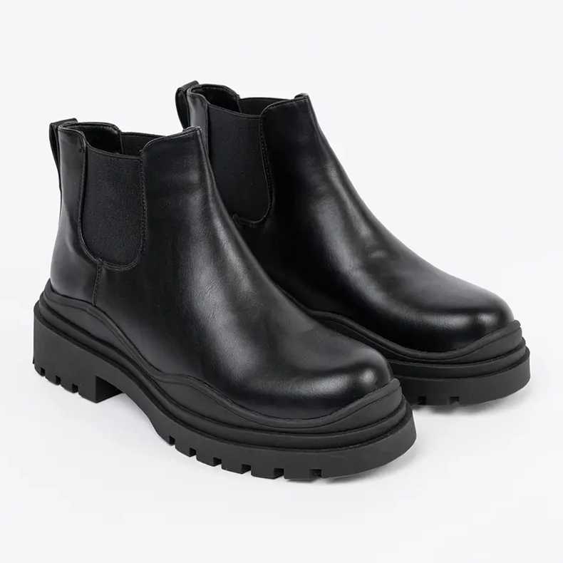 Bottines femme Shelovet sur plateforme beige 2