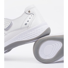 Goodin Sandales en cuir blanc tombé 2