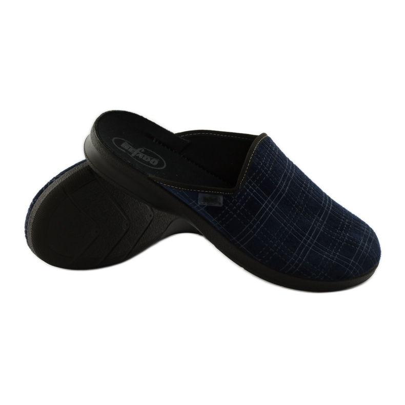 Chaussons Befado 548m001 bleu marin 3 Chaussons Befado 548m001 bleu marin 3