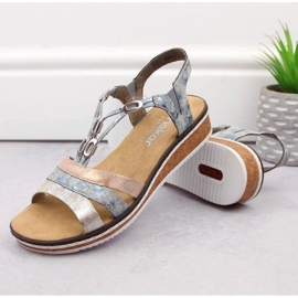 Sandales confortables Rieker W RKR664 multicolore 14