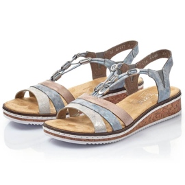 Sandales confortables Rieker W RKR664 multicolore 17