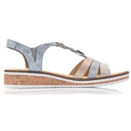 Sandales confortables Rieker W RKR664 multicolore 19
