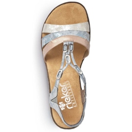 Sandales confortables Rieker W RKR664 multicolore 22