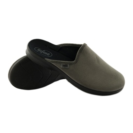 Befado chaussures pour hommes pantoufles 548M008 Gris 3
