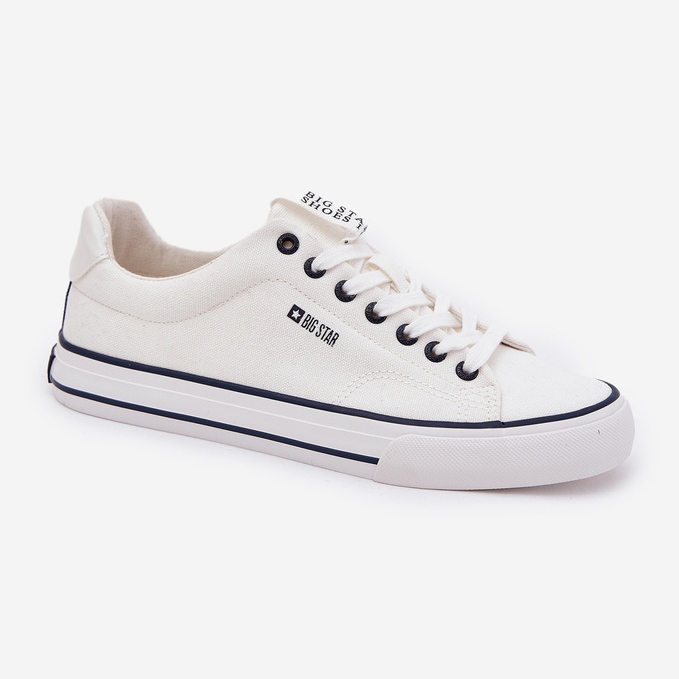 Big Star NN174017 baskets basses masculines blanc 2