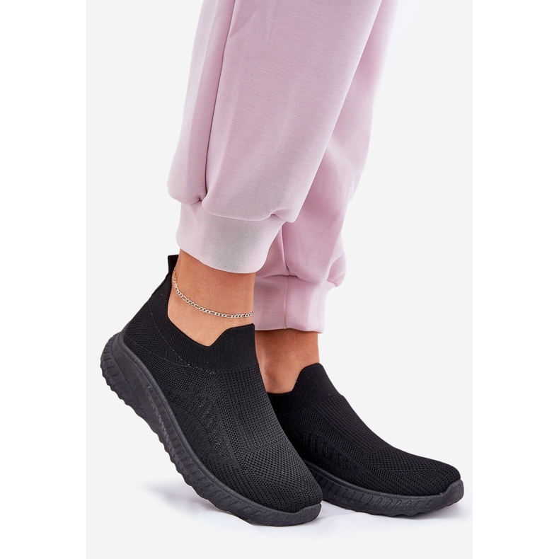 Matière glissée Sports Chaussures Black pour femmes noir 1