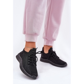 Chaussures de sport à enfiler noires pour femmes le noir 2 Chaussures de sport à enfiler noires pour femmes le noir 2