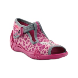 Chaussons Panthère Befado 213P100 rose minou 1