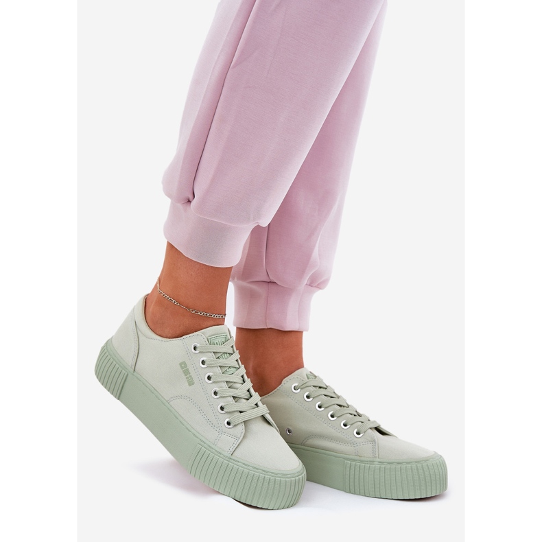 Material Femme's Mate Sneakers Big Star RR274408 Green vert 1 Material Femme's Mate Sneakers Big Star RR274408 Green vert 1