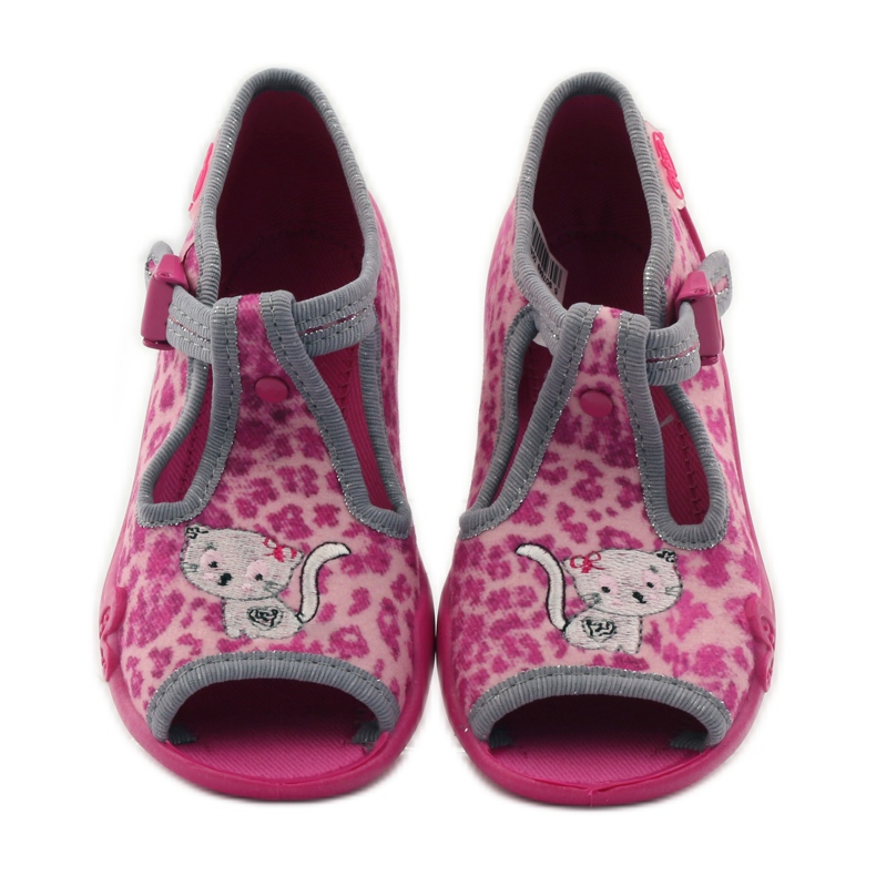 Chaussons Panthère Befado 213P100 rose minou 4