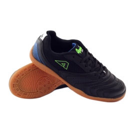 American Club Chaussures de sport en salle ADI pour hommes American 160709 le noir bleu vert 3