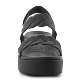 Crocs Sandals Brooklyn tissé bas bas 209977-060 noir 2