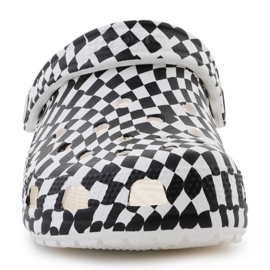 Crocs Classic Warped Checker Clog 211007-103 blanche 2 Crocs Classic Warped Checker Clog 211007-103 blanche 2