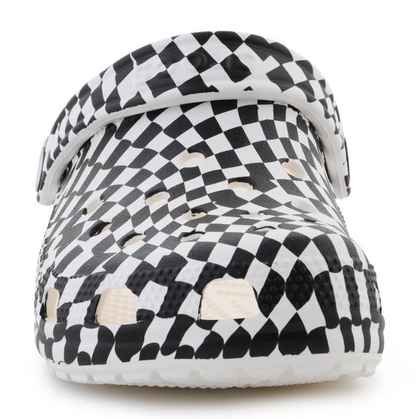 Crocs Classic Warped Checker Clog 211007-103 blanche 2 Crocs Classic Warped Checker Clog 211007-103 blanche 2