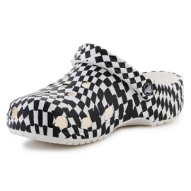 Crocs Classic Warped Checker Clog 211007-103 blanche 3