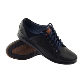 Chaussures de sport pour hommes Nikopol 1568 noir bleu marin le noir 4