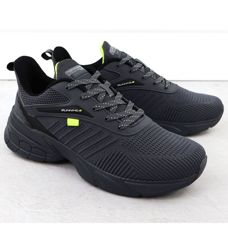 Chaussures de sport masculines Grey Atletico VB17566 gris 1