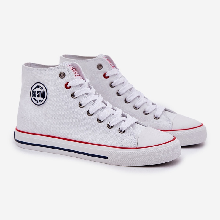 MATERICAL MEN'S BIG STAR NN174305 SYSTÈME SYSTÈME HI-POLISH Système blanc blanche 1